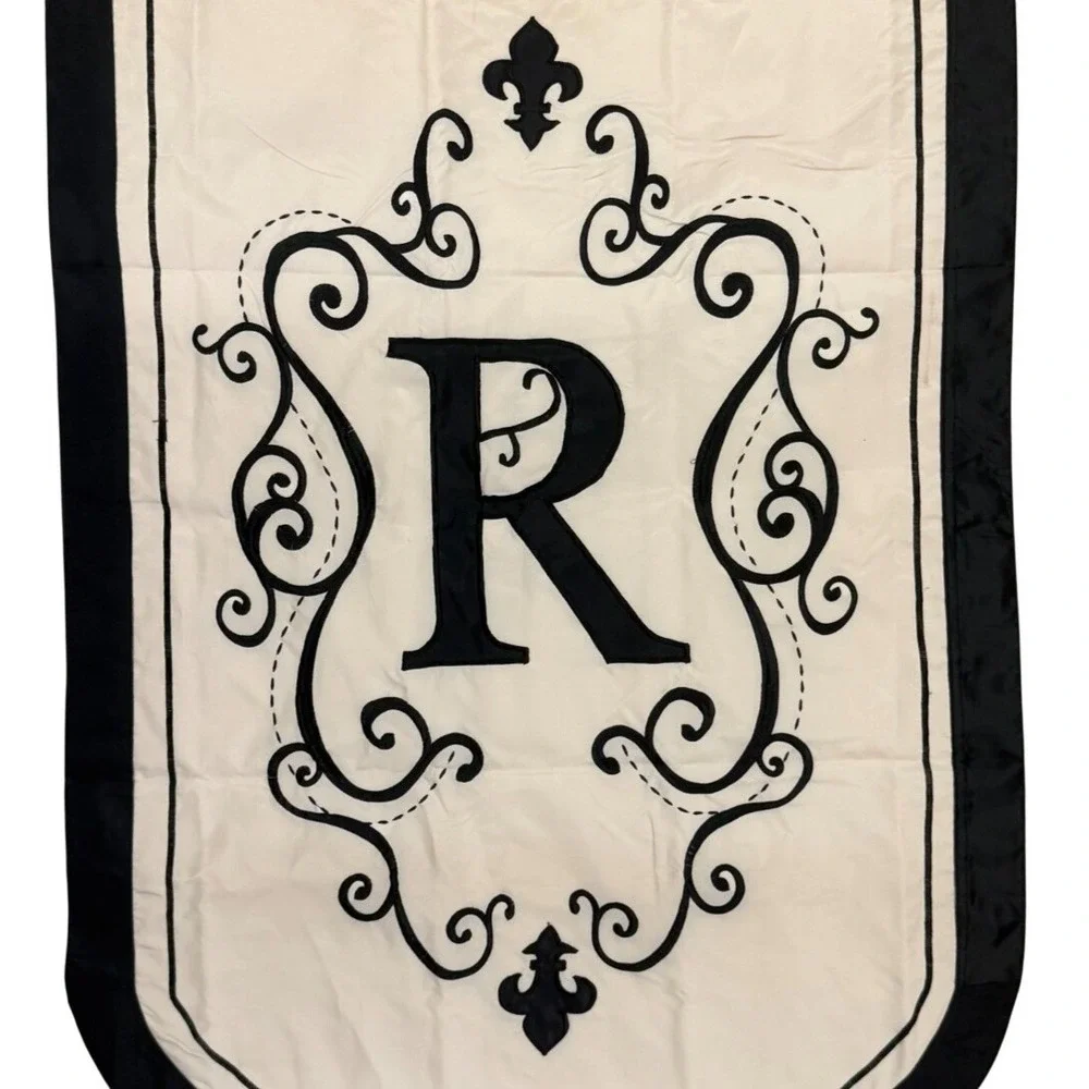 Libbie Avenue Monogram R House Flag 44